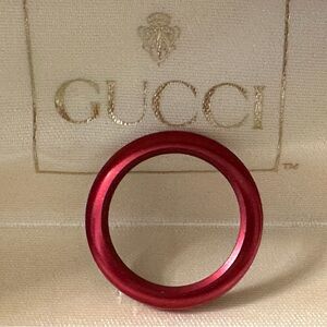 Gucci Red Metal Bezel “No Watch” For model 1100//11/12.2/1200 Gucci Watch Series